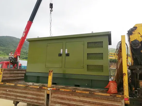 Groupe électrogène diesel insonorisé (silencieux) de 50kW/200kW exporté au Kenya