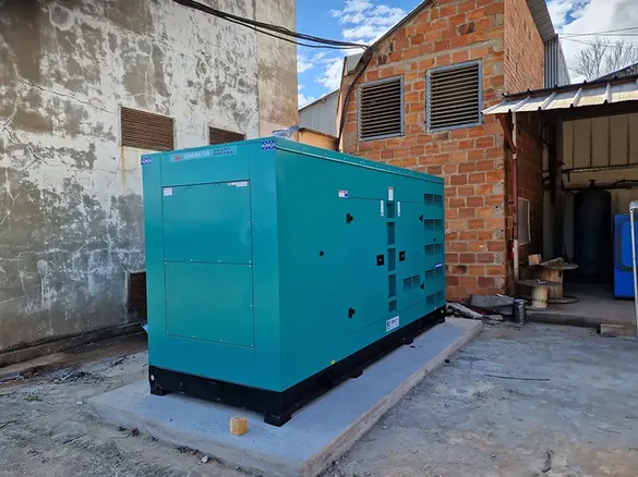 Groupe électrogène diesel insonorisé de 320kW exporté au Madagascar