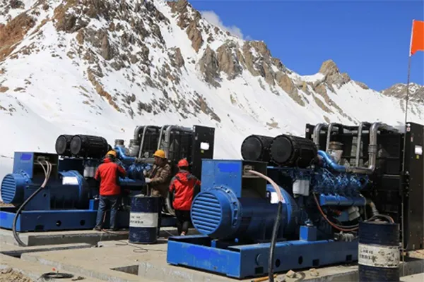 Groupes électrogènes diesel de la série de moteur Weichai au Tibet
