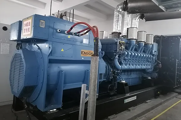 Groupes électrogènes diesel de la série de moteur MTU dans une usine