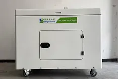 Générateurs diesel silencieux refroidis par air de 10 kW à 20 kW (deux cylindres)