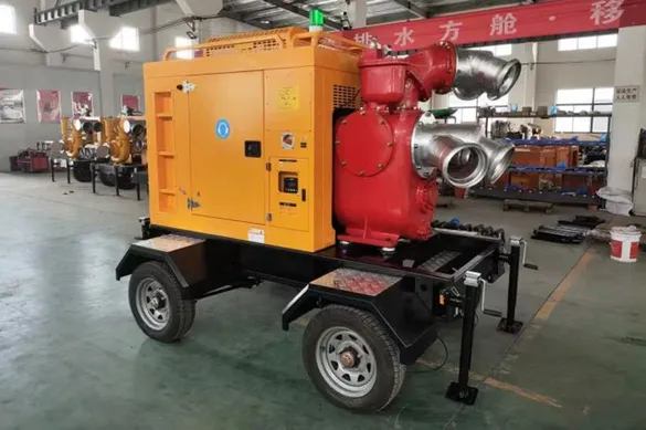 Trailer Mounted Self-Priming Pump